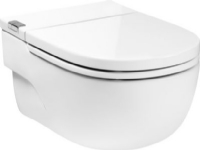 Roca In-tank væg toilet - M/integreret cisterne. Inkl. beslag og SC sæde, kræver strøm