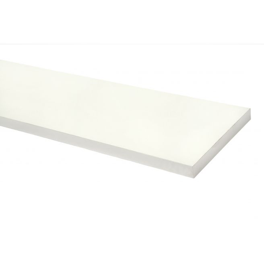 Hylde Melamin Hvid - 1200x400x16 mm