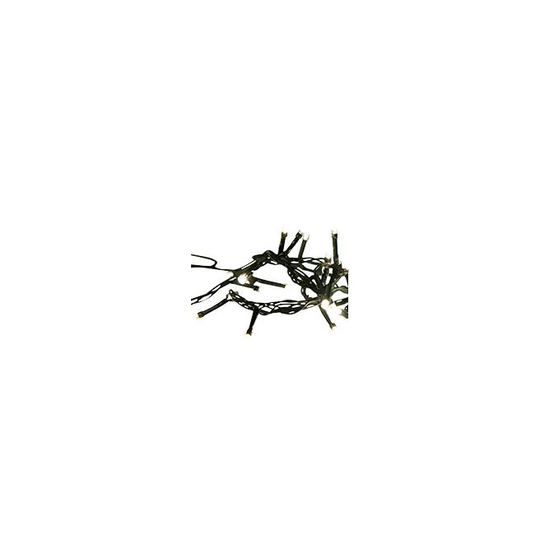 Lyskæde 200led Sort 20m - Ip44, 31v