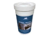 Stålpleje serviet Steel wipes rengør og plejer rustfrit stål 50 stk,50 stk/dåse - (50 stk.)