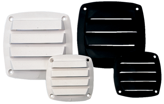 Ventilgælle 85x85mm sort 480792