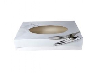 Cateringæske S-Line 460x310x80 mm med Rude,100 stk/krt