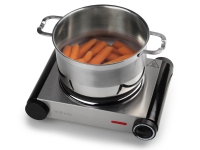 Tristar KP-6191, Sort, Rustfrit stål, Bordplade, Forseglet plade, Rustfrit stål, 1 zone(s), 1 zone(s)