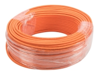 DIGITUS Professional - Bulkkabel - 50 m - SFTP, PiMF - CAT 7 - halogenfri, stigtap, solid, campus - orange, RAL 2000