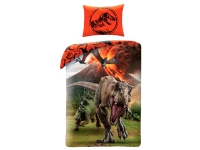 Jurassic World Sengetøj 2i1 Design - 100 Procent Bomuld