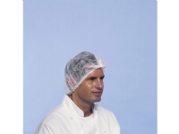 Hårnet Clip Cap hvid Ø49cm 1000stk/pak - (1000 stk.)