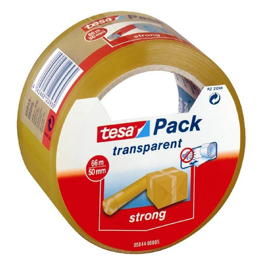 Tesa Emballagetape Pp - Transparent 66mx50mm