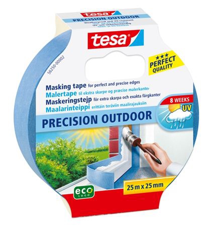 Maskerings tape prec. outdoor 25mm x 25m