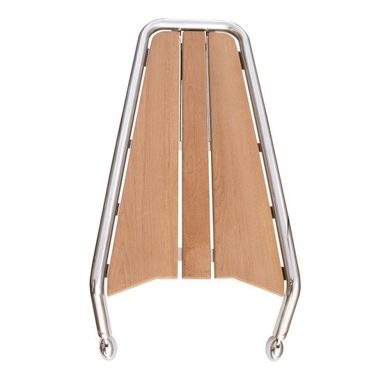 Motorbåds stævn, 1000 mm, inkl teak