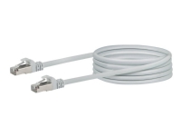 Schwaiger - Netværkskabel - RJ-45 (han) til RJ-45 (han) - 1 m - SFTP - CAT 6 - solid - hvid