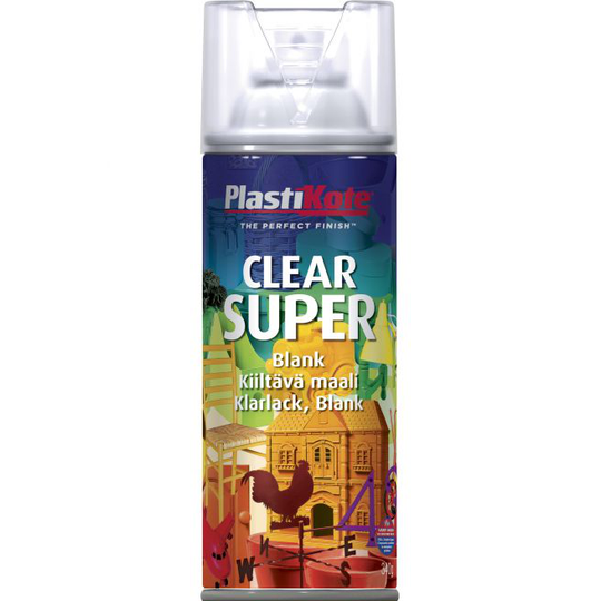 Plasti-kote Pk Super 1138 - Klar, Acryl 400ml