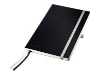 Notesbog Leitz Style A5 Soft kvadreret med 80 ark sort