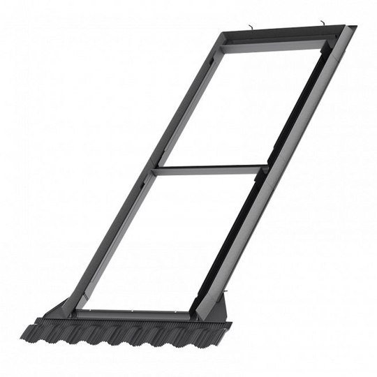 Velux Kombiinddækning Profileret Tagm 78x140 Mk08 H.& V. A=100mm - EKW MK08 0021E