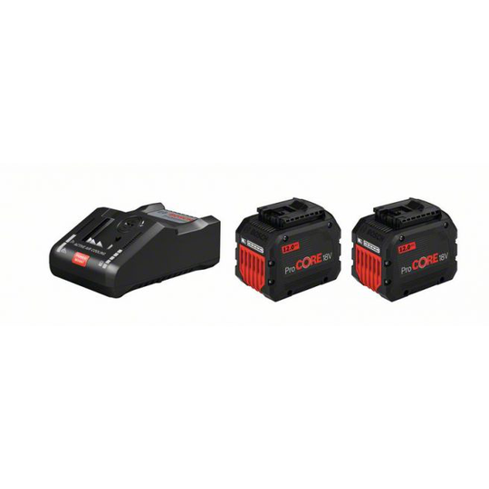Bosch 2 x ProCORE18V 12.0Ah + GAL 18V-160 C - Startsæt - 1600A016GY