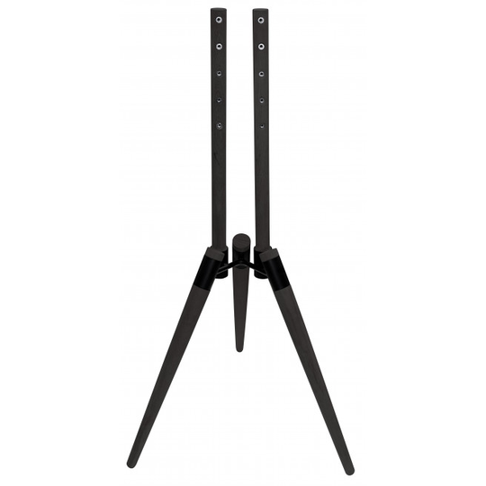 Home-it Tv-stander 37-70" - sortbejdset egetræ - 15402