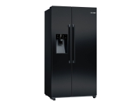 Bosch Serie | 6 KAI93VBFP - Køleskab/fryser - side ved side med vanddispenser, isdispenser - bredde: 90.8 cm - dybde: 70.7 cm - højde: 178.7 cm - 562