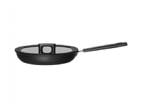 Fiskars Hard Face, Rund, Sauteringspande, Sort, Aluminium, 2,8 L, Keramisk, Gas, Halogen, Induktion, Forseglet plade