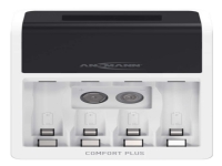 Ansmann Comfort Plus, Nikkel-Metalhydrid (NiMH), Overopladning, Overophedning, 9V, AA, AAA, 4 stk, Batterier inkluderet