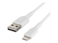 Belkin BOOST CHARGE - Lightning-kabel - Lightning han til USB han - 3 m - hvid - for Apple 10.5-inch iPad Pro 12.9-inch iPad Pro (2nd generation) i
