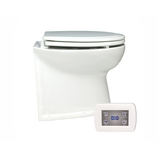 Jabsco deluxe flush el-toilet 14 lige bagkant solenoid 12v