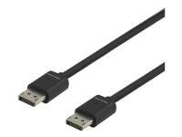 DELTACO GAMING - DisplayPort kabel - DisplayPort han til DisplayPort han - 2 m - sort - 8K support