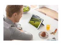 Logitech Combo Touch - Tastatur og folio-kasse - med trackpad - bagbelyst - Apple Smart connector - QWERTY - Pan Nordic - grafit - for Apple 10.2-inc