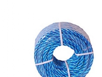 Roliba polyreb blå 6 mm - 3-slået minirulle 20 meter