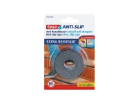 TESA 55586, Non-slip bath strip, Voksne, Sort, 20 mm