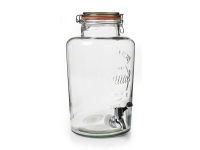Drikkedispenser Kilner® Medium 5 ltr. glas Ø18.2xH31.5 cm med tappehane