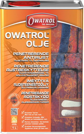Owatrol olie (Penetrerende) Rustbeskyttelse 1l