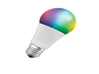 LEDVANCE 00217478, Smart pære, Flerfarvet, Rustfrit stål, Hvid, Wi-Fi, Integreret LED, E27, Kold hvid, Varm hvid