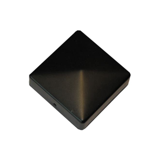 Stolpehat Sort 97x97 Mm
