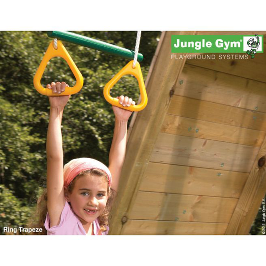 Jungle Gym Trapez M/ Ringe Gul
