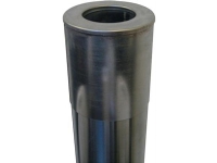 4 faldsrørsinddækning uden flange. Udvendig diameter 110 mm.