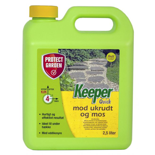Keeper Quick mod ukrudt og mos - 2,5 liter