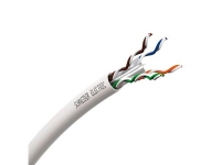 LAURITZ KNUDSEN Datakabel Actassi kat 6 U/UTP (4x2xAWG24) CL-C 250MHz 100 m box, farve: hvid, CPR klasse: Dca, separationsklasse B - (100 meter)