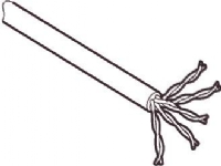 LAURITZ KNUDSEN IHC Control® LINK-10 kabel NOPOVIC 5x2x0,6 mm. Kan trækkes i samme rør som 230V/400V PVL-ledninger. - (305 meter)