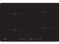 Whirlpool ACM 823/NE - Induktions kogeplade - 4 plader - Niche - bredde: 56 cm - dybde: 49 cm - sort