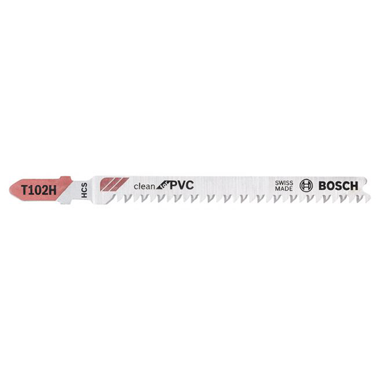 Bosch Stiksavklingeinge T102h Clean Pvc 5 Stk - 2608667446