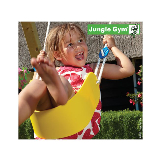 Jungle Gym Sling Swing letvægtssæde kitsæt, gul - 805-099