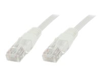 MicroConnect - Netværkskabel - RJ-45 (han) til RJ-45 (han) - 20 cm - UTP - CAT 6 - halogenfri, strenget - hvid