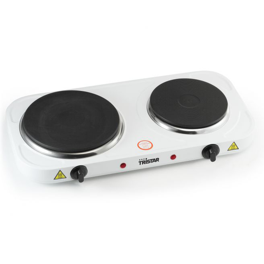 Tristar KP-6245 kogeplade Hvid Bordplade Forseglet plade 2 zone(s)