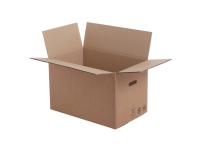 Standardkasse med håndtag, 2-lag, 550 x 350 x 350 mm, bundt a 10 stk.