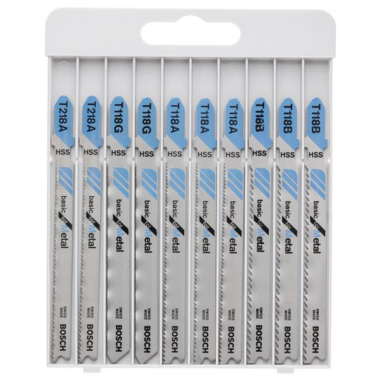Bosch Stiksavklinge Metal Basic 10 Stk Sæt - 2607010631