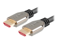 Lanberg - Ultra High Speed - HDMI-kabel - HDMI han til HDMI han - 1.8 m - sort - 8K60 Hz support, 5K120 Hz support, 4K240 Hz support