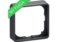 LAURITZ KNUDSEN FUGA Baseline 50 1 modul ramme 14 mm høj, koksgrå.