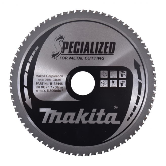 Makita Hm Klinge 185x30x70z Met - B-33445