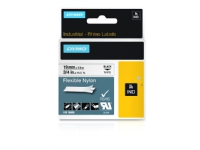 DYMO RhinoPRO - Nylon - hvid - Roll (1.9 cm x 3.5 m) 1 kassette(r) fleksibel tape - for DYMO ILP219 Rhino 4200, 6000, 6000 Hard Case Kit RhinoPRO 3
