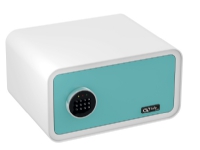 Olympia GO Safe 200, Væg pengeskab, Blå, Hvid, Kode, RoHS, Batteridrevet, AA