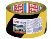 Advarselstape Tesa Premium, 50 mm x 66 m, rød/hvid
